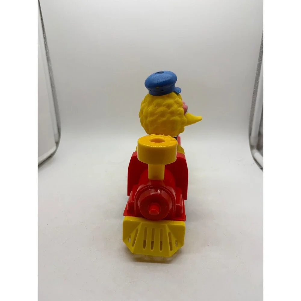 Vintage Tyco Sesame Street Big Bird & Bert Train Engine Toy Red Yellow Blue